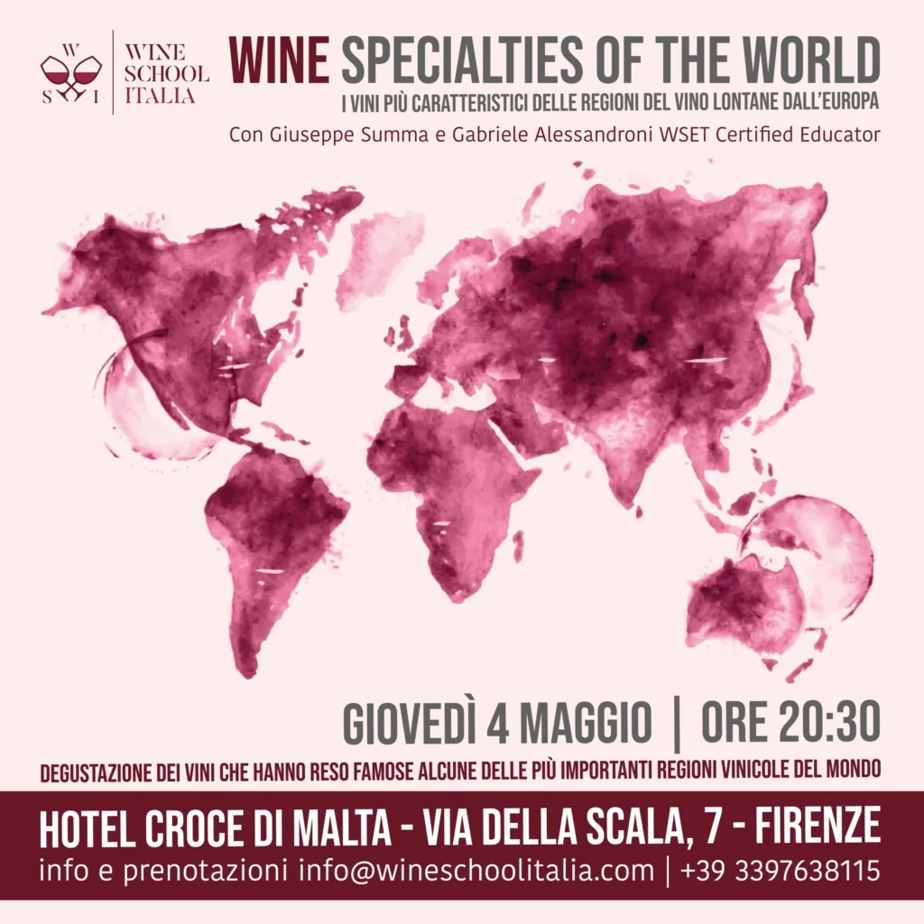 Wine　Degustazione　del　vini　mondo　School　Italia