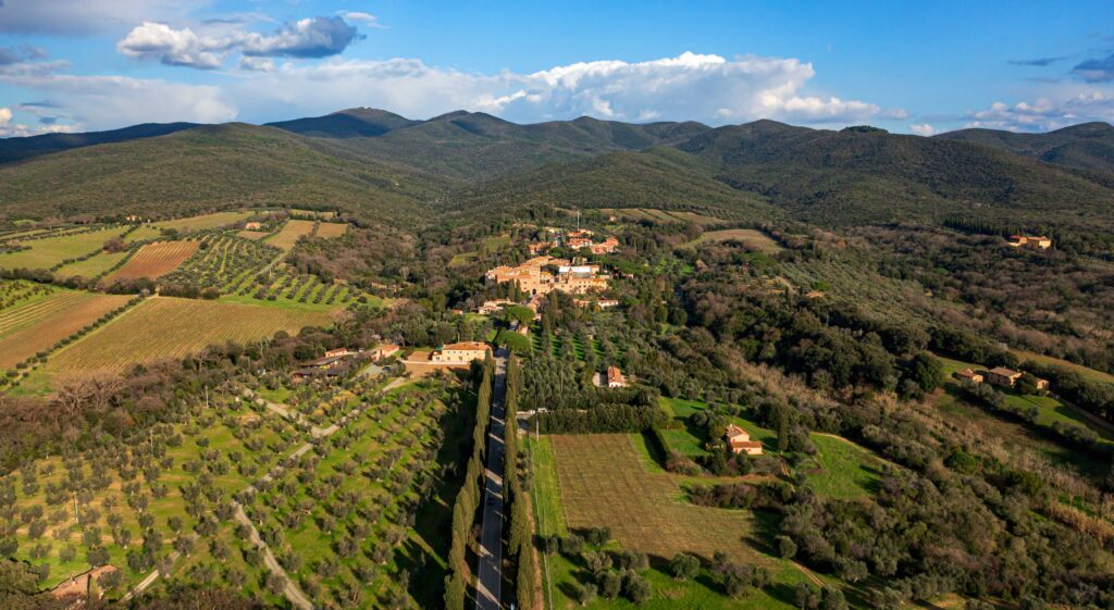 Bolgheri is the capital of innovative Tuscany Wine and the Super Tuscan Phenomenon