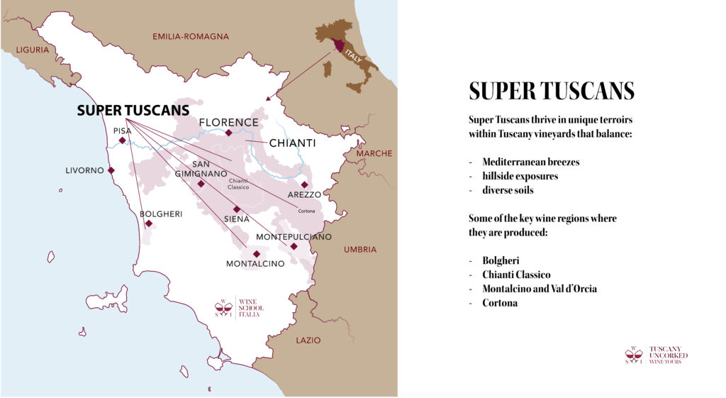 Tuscany Vineyards and Wine Regions in Tuscany: The Terroir Behind Super Tuscans