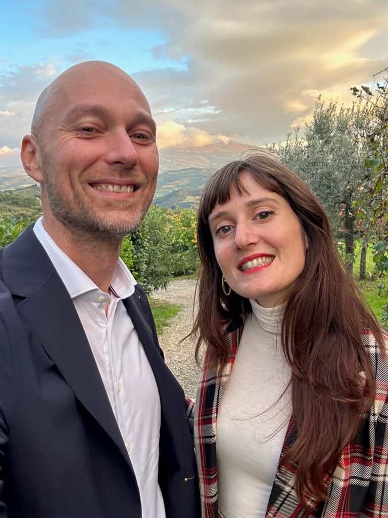 Tuscany Uncorked guides, Gabriele and Lucia
