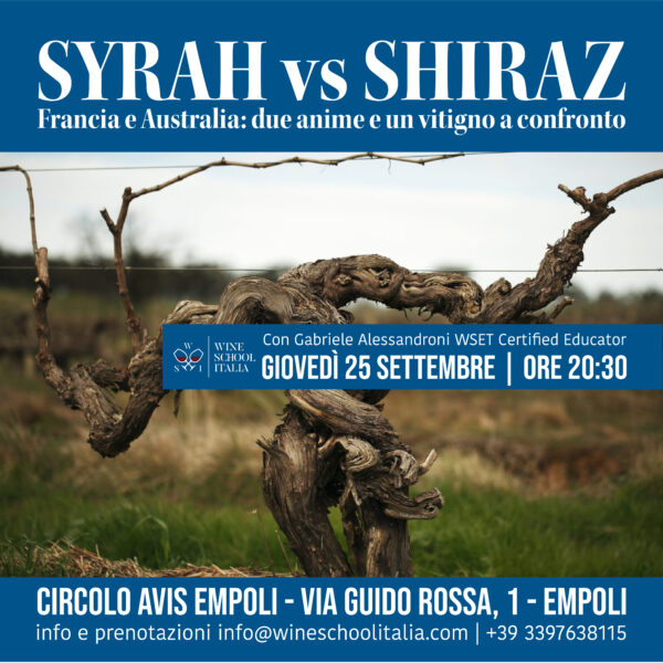 Degustazione Syrah vs Shiraz