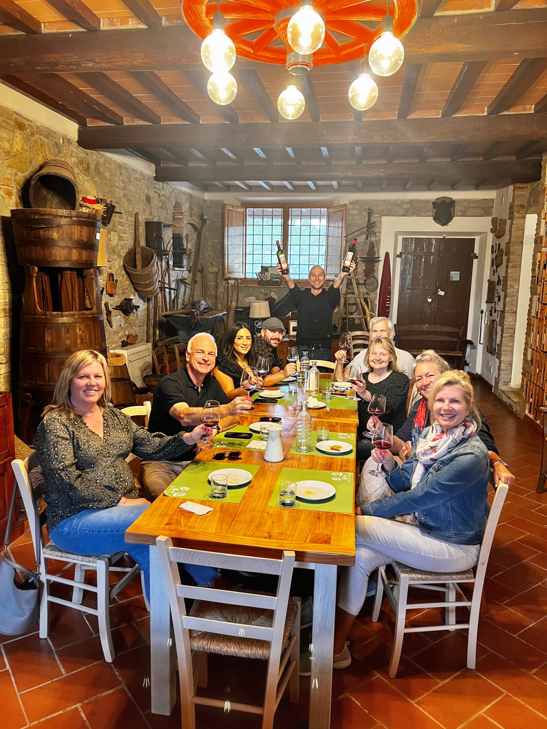 a WSET-certified educator who explains you how to taste wine in Tuscany