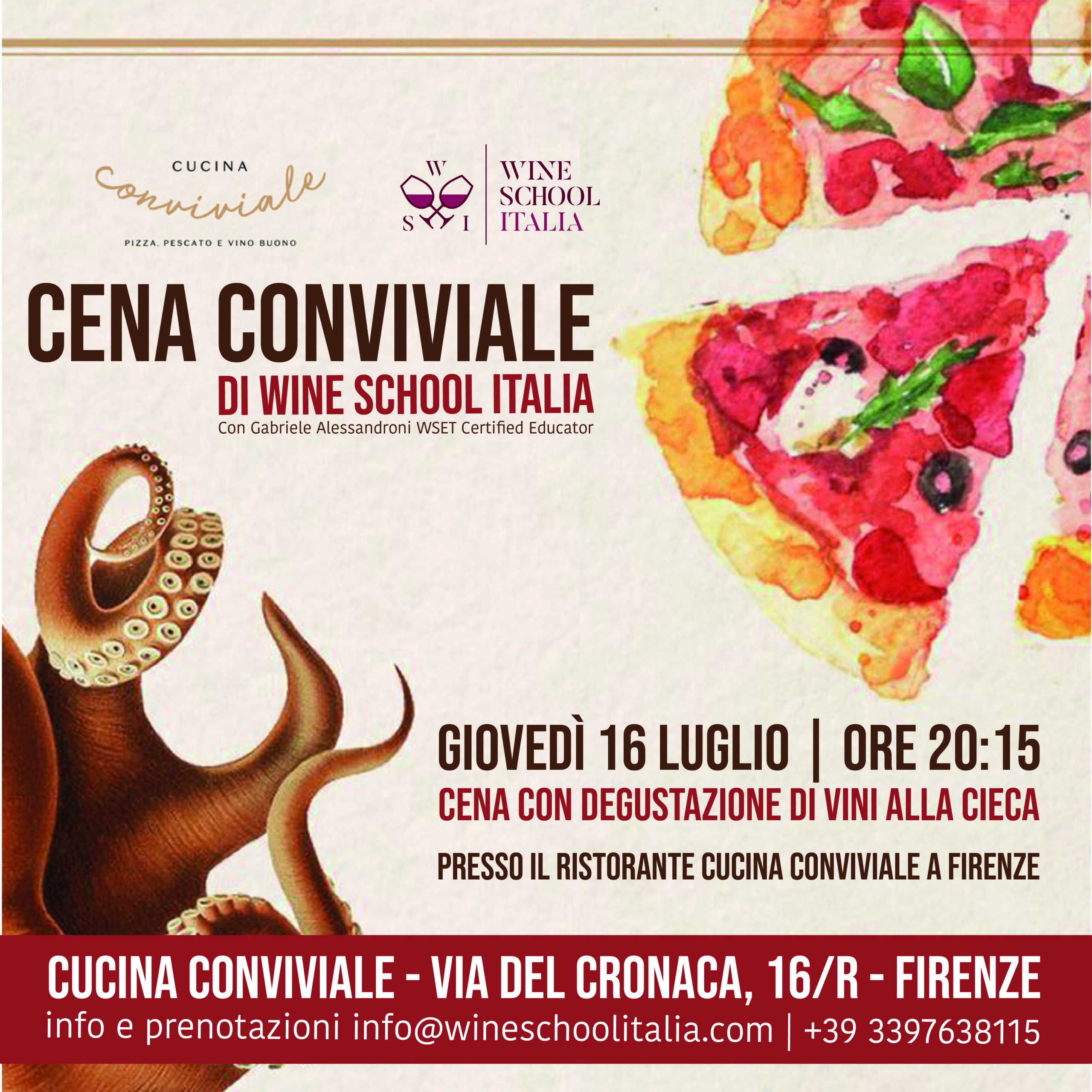 Cena Conviviale di Wine School Italia