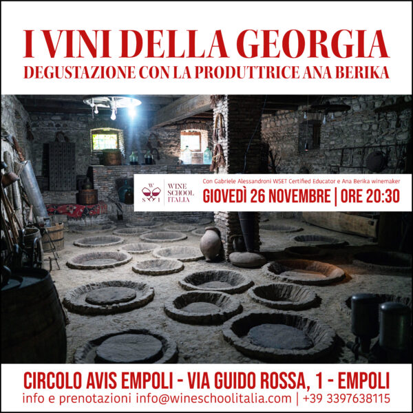 I VINI DELLA GEORGIA Degustazione con la produttrice Ana Berika I VINI DELLA GEORGIA Degustazione con la produttrice Ana Berika